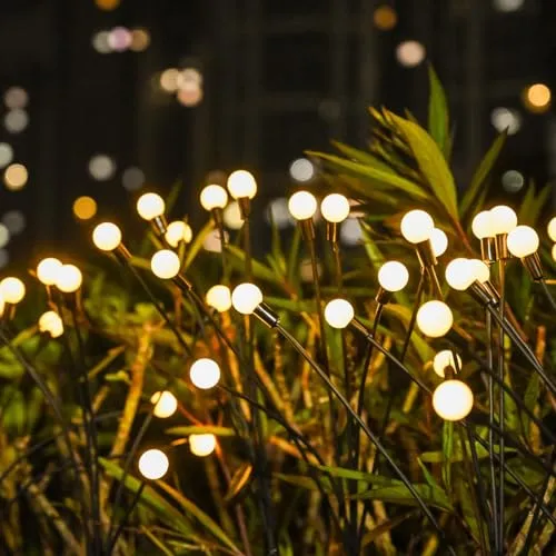 Beper lampe solaire jardin 6 LED lucioles piquet