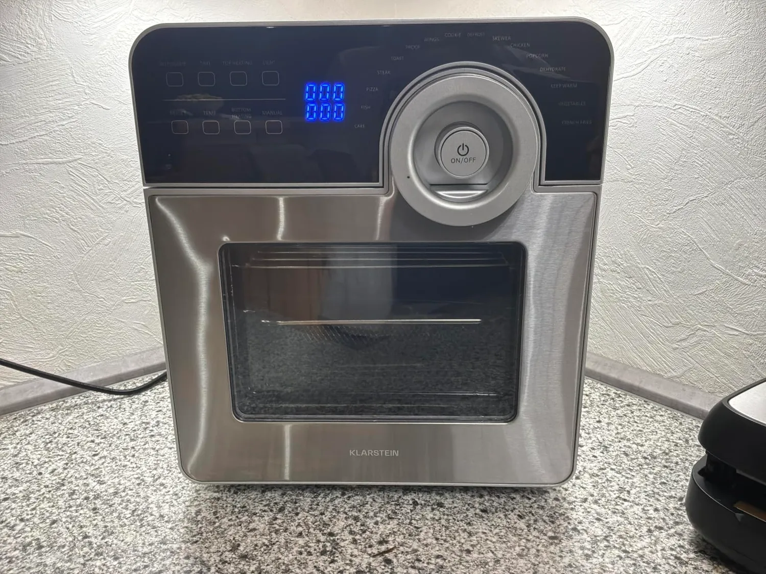 Klarstein AeroVital Cube Chef airfryer 14L 1700W noir