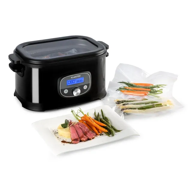 Klarstein Jacuzzi cuiseur sous vide 6 L argenté