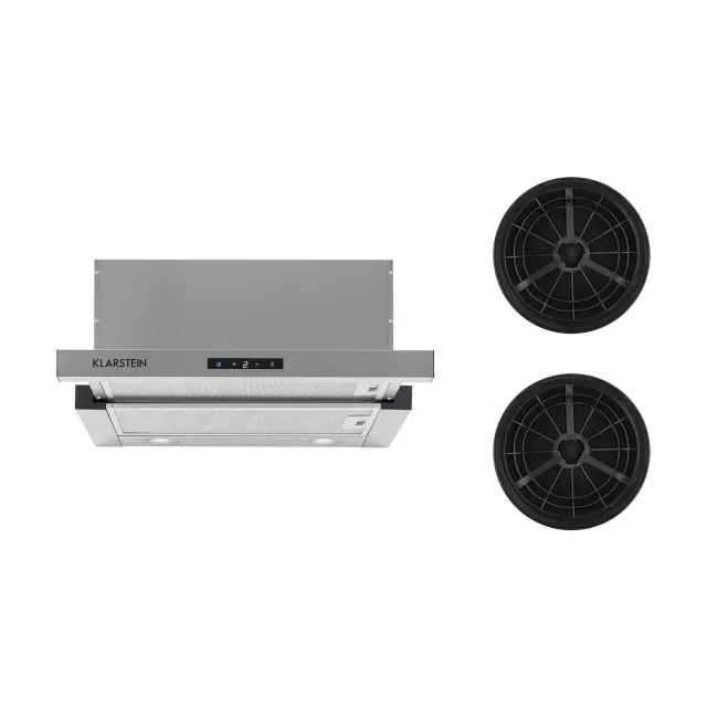 Klarstein Vinea hotte aspirante 60 cm argent 610 m³/h