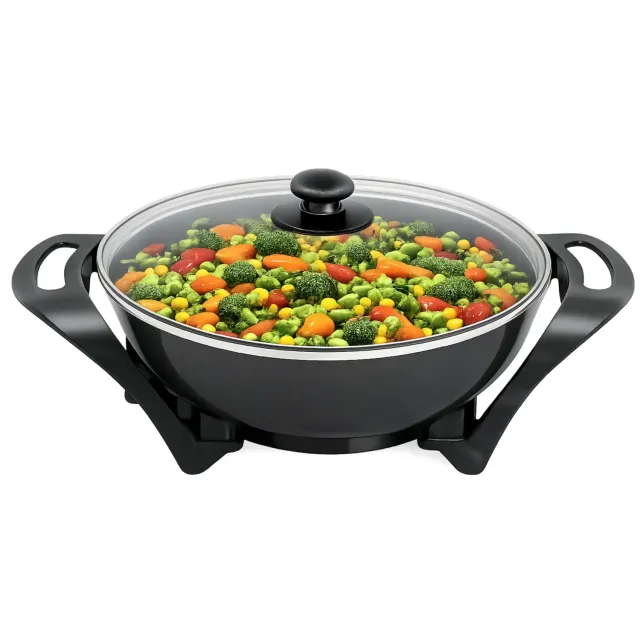 Beper P101COS100 wok électrique 33cm 5L céramique