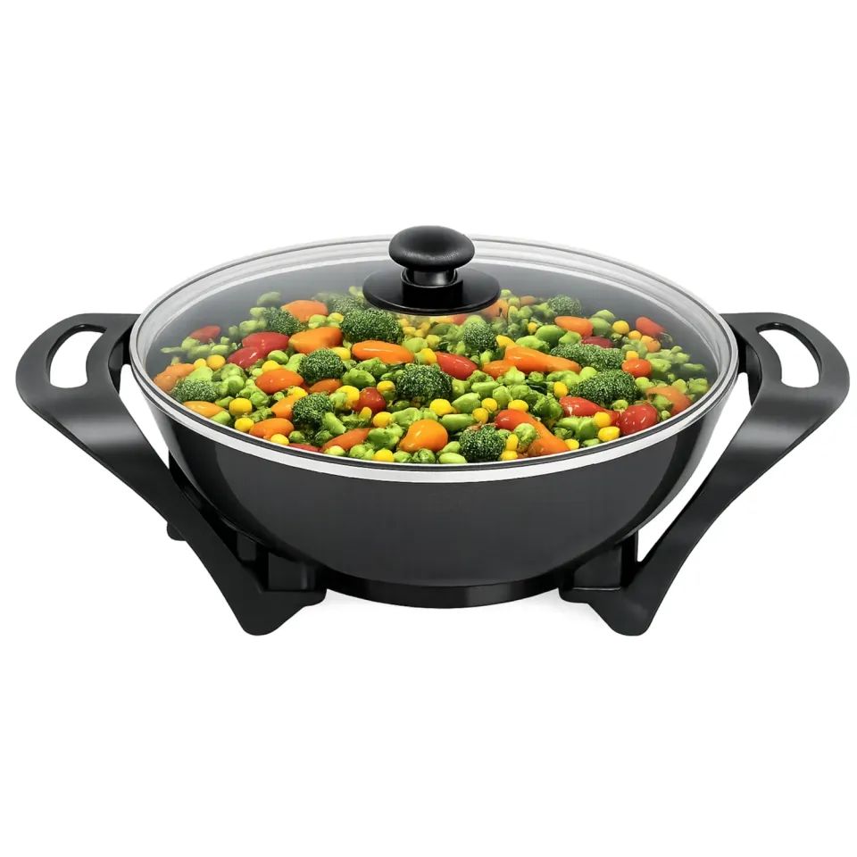 Beper P101COS100 wok électrique 33cm 5L céramique
