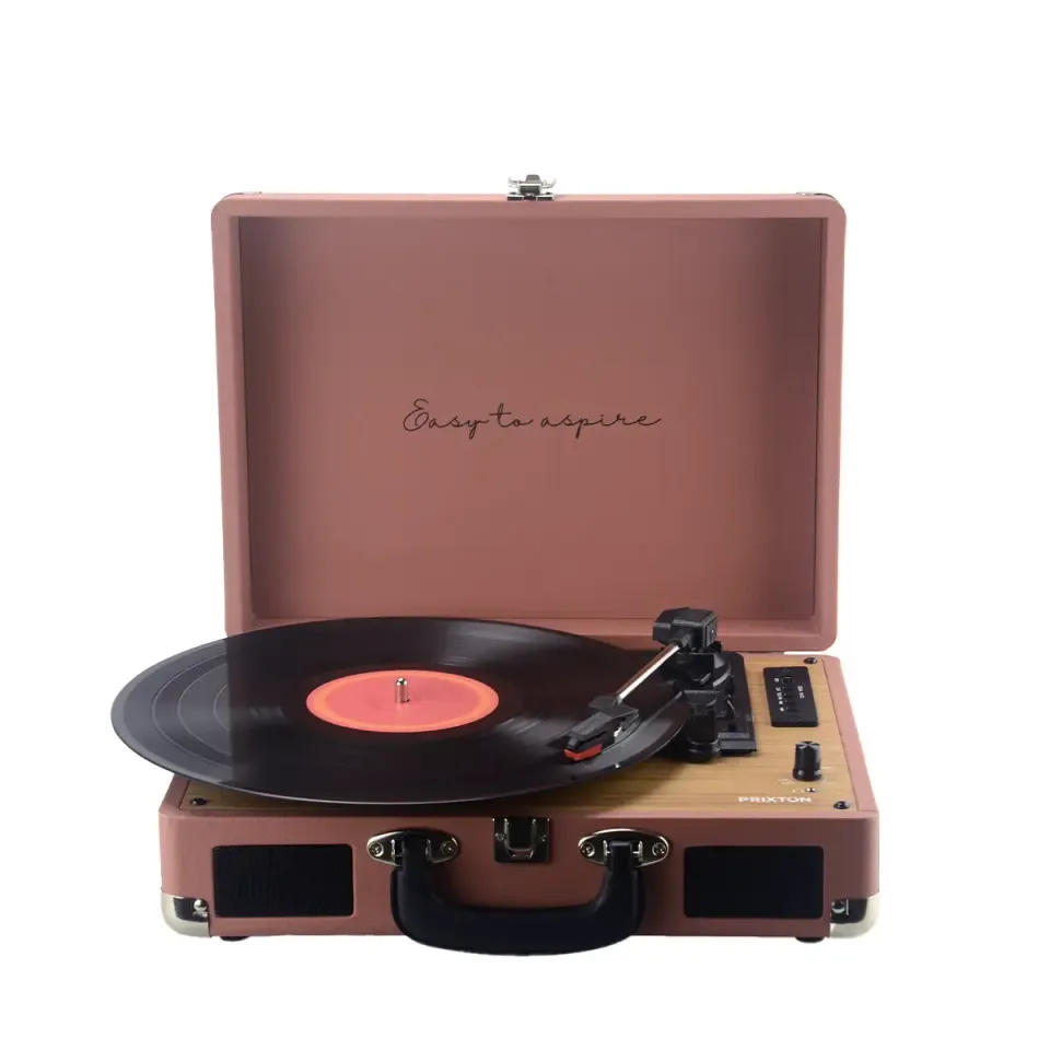 Prixton VC400 platine vinyle Mocha Mousse bluetooth