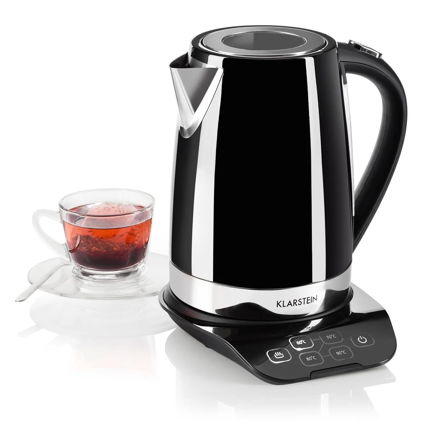 Klarstein Gulliver bouilloire noire 1,7 L 2200 W