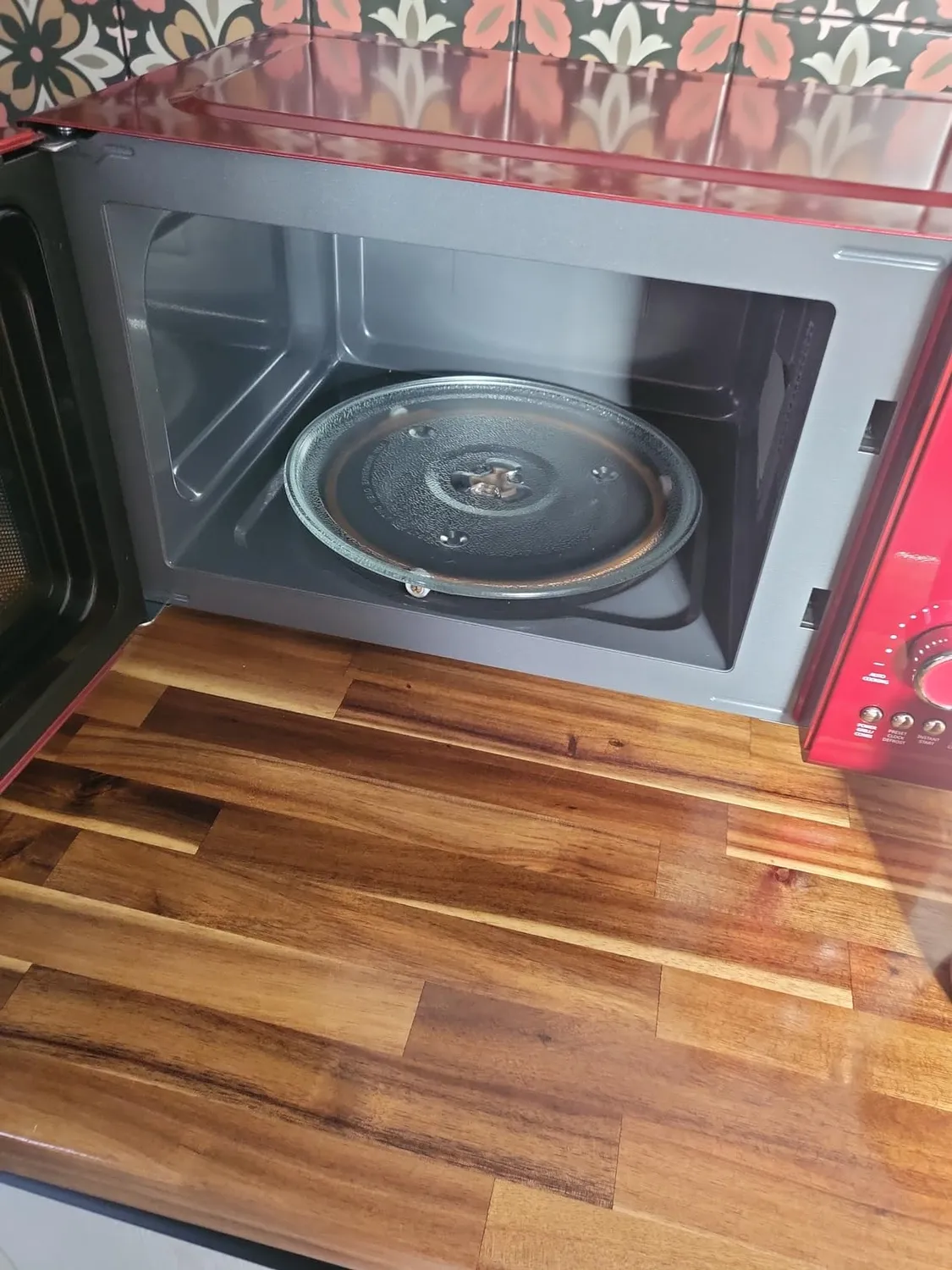 Klarstein Fine Dinesty micro-ondes gril 23 L rouge