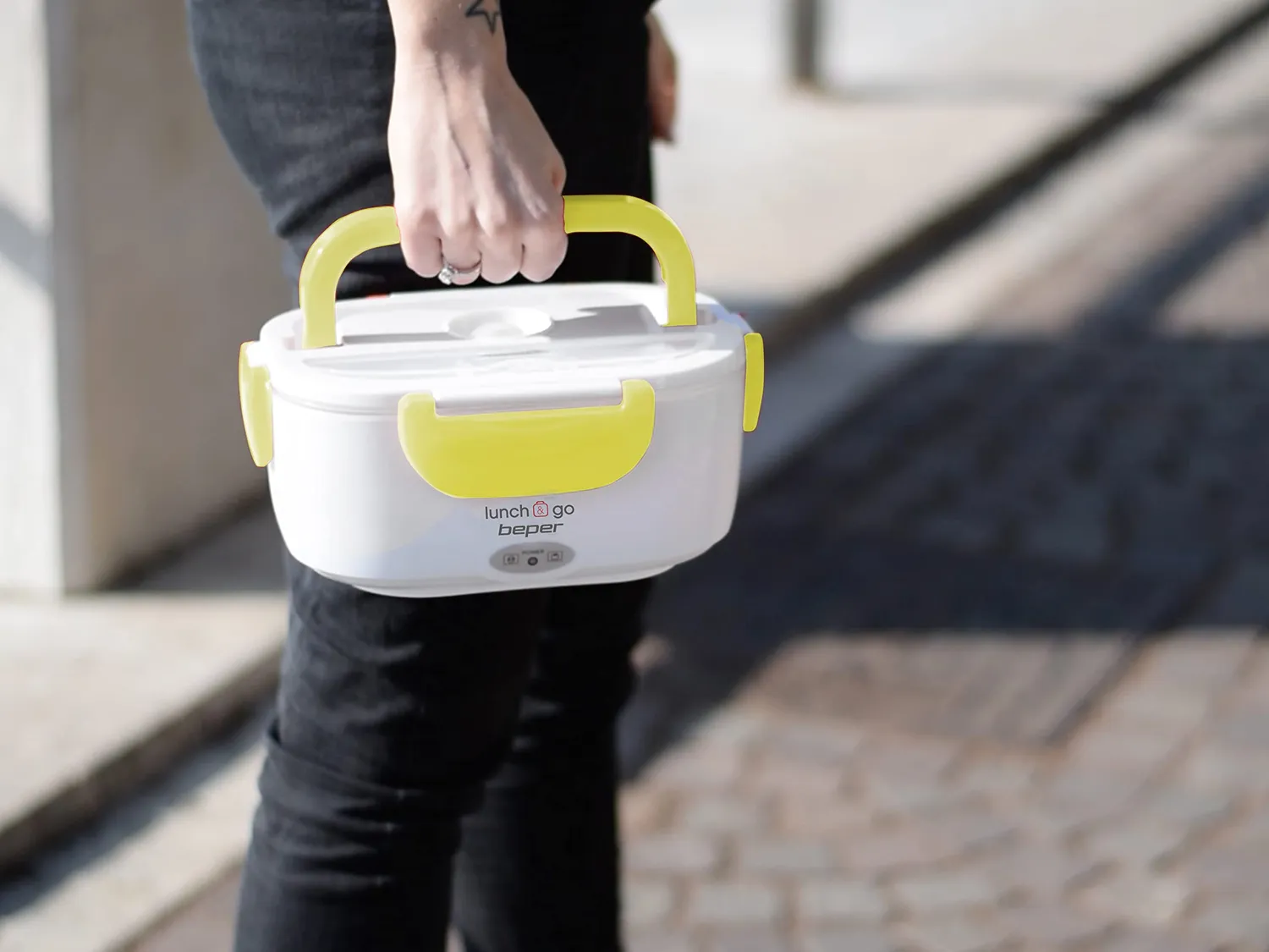 Beper 90.920G gamelle chauffante électrique jaune 1,45 L
