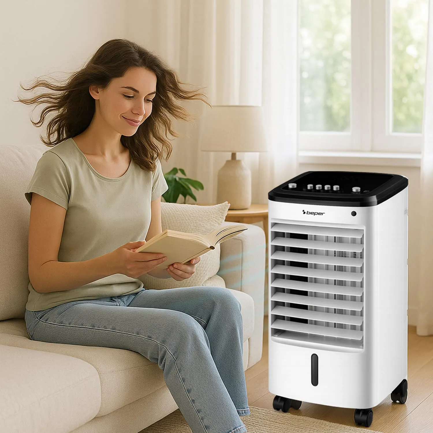 Beper Polar Jet P206RAF301 rafraîchisseur d'air 4L 65W