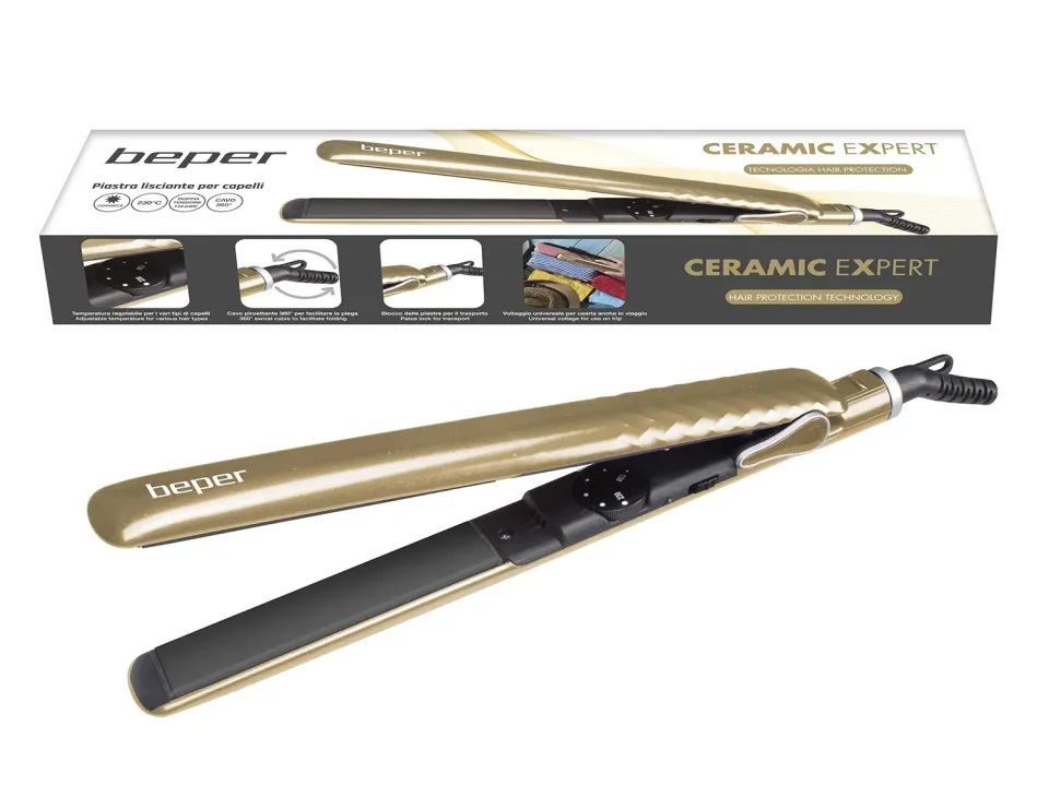 Beper 40.450GO lisseur cheveux céramique 230°C