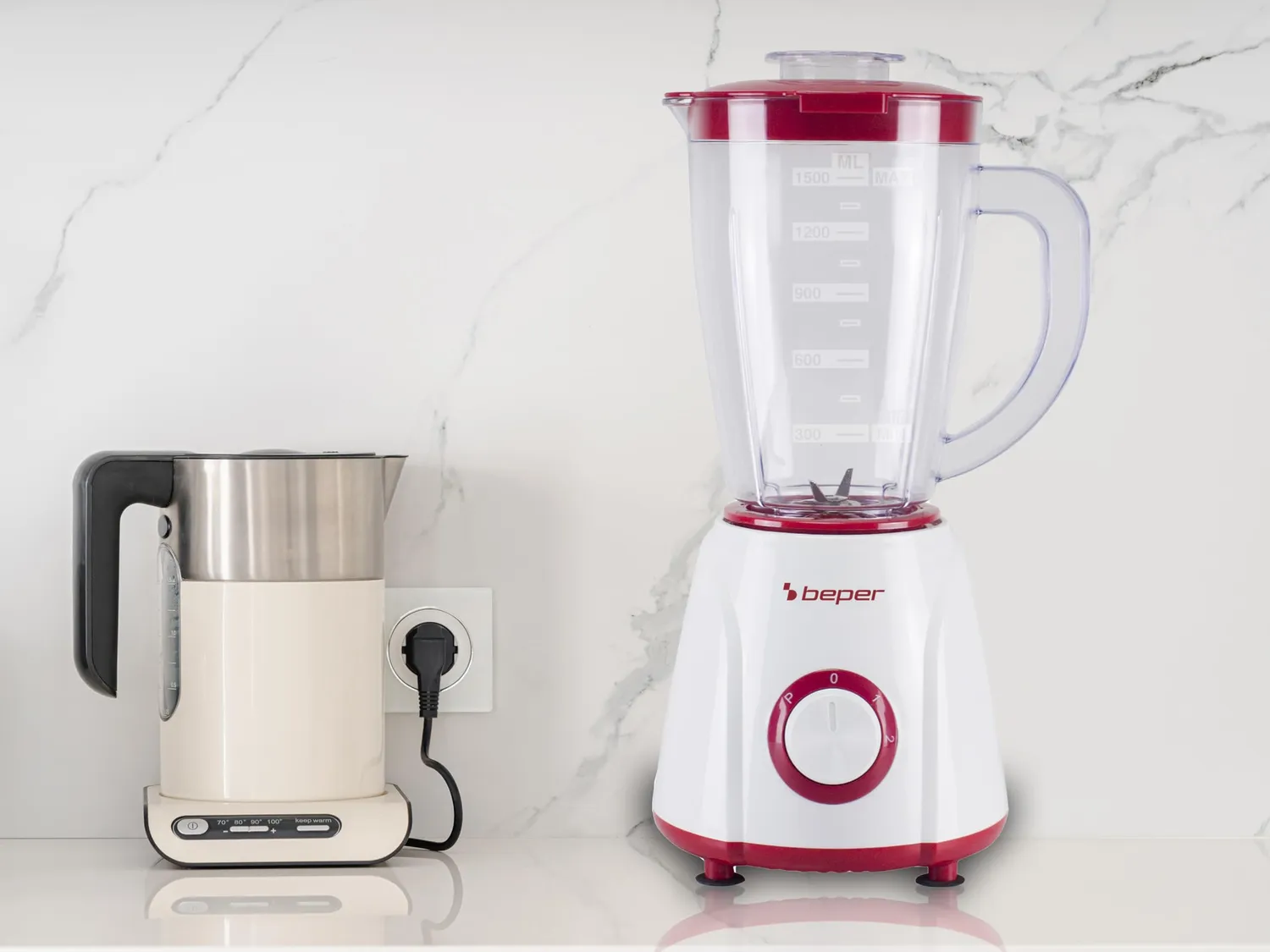 Beper P102FRU501 Blender 1,5 L 400 W 2 Vitesses Pulse