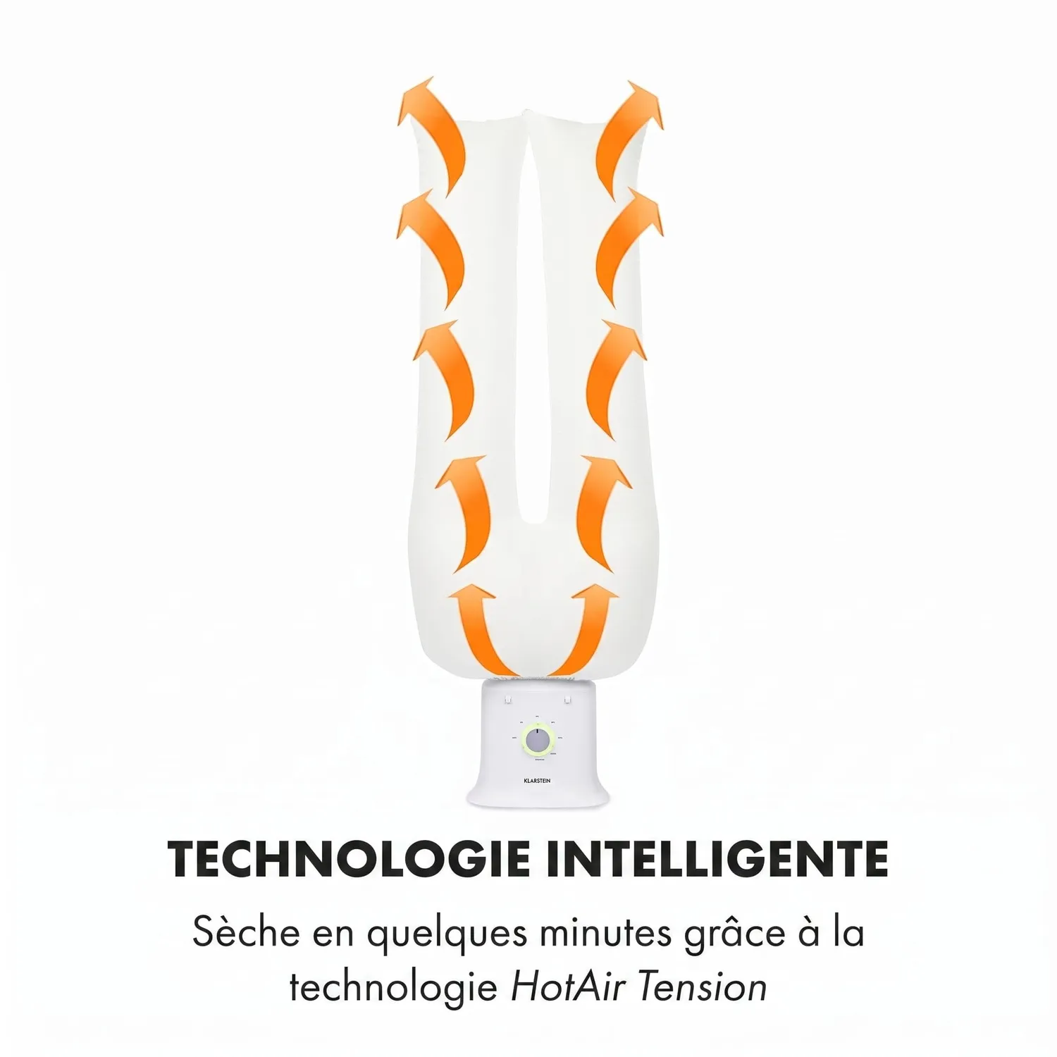 Klarstein ShirtButler Deluxe séchoir défroisseur chemises