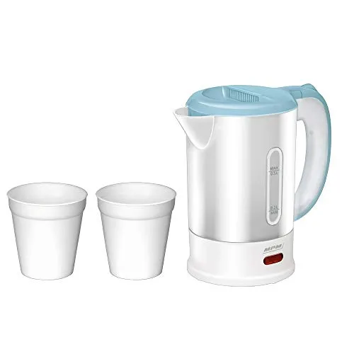 MPM MCZ-88 bouilloire électrique 0,5 L blanche voyage