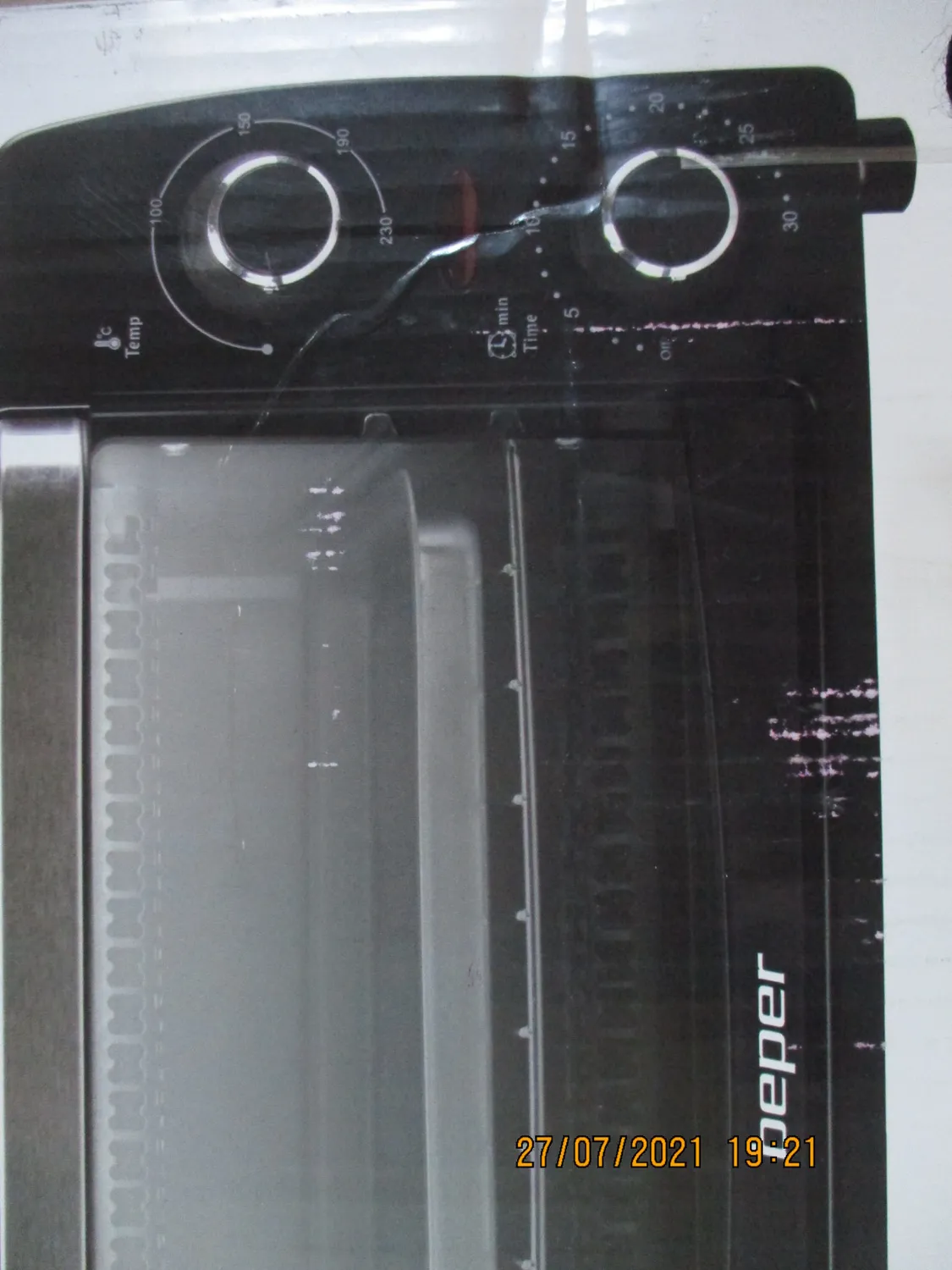 Beper 90.883 four électrique 20 L noir 1300 W 3 modes