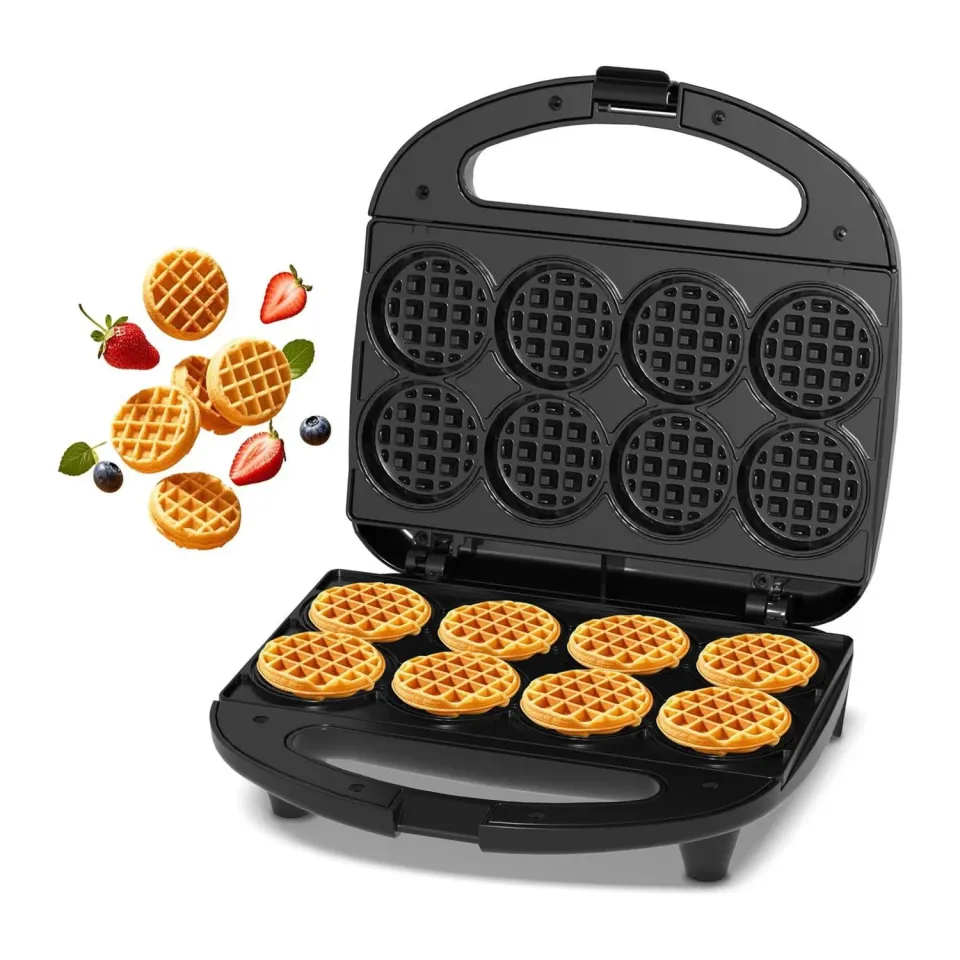 YASHE Multi Mini Gaufre 8x5cm gaufrier 8 empreintes