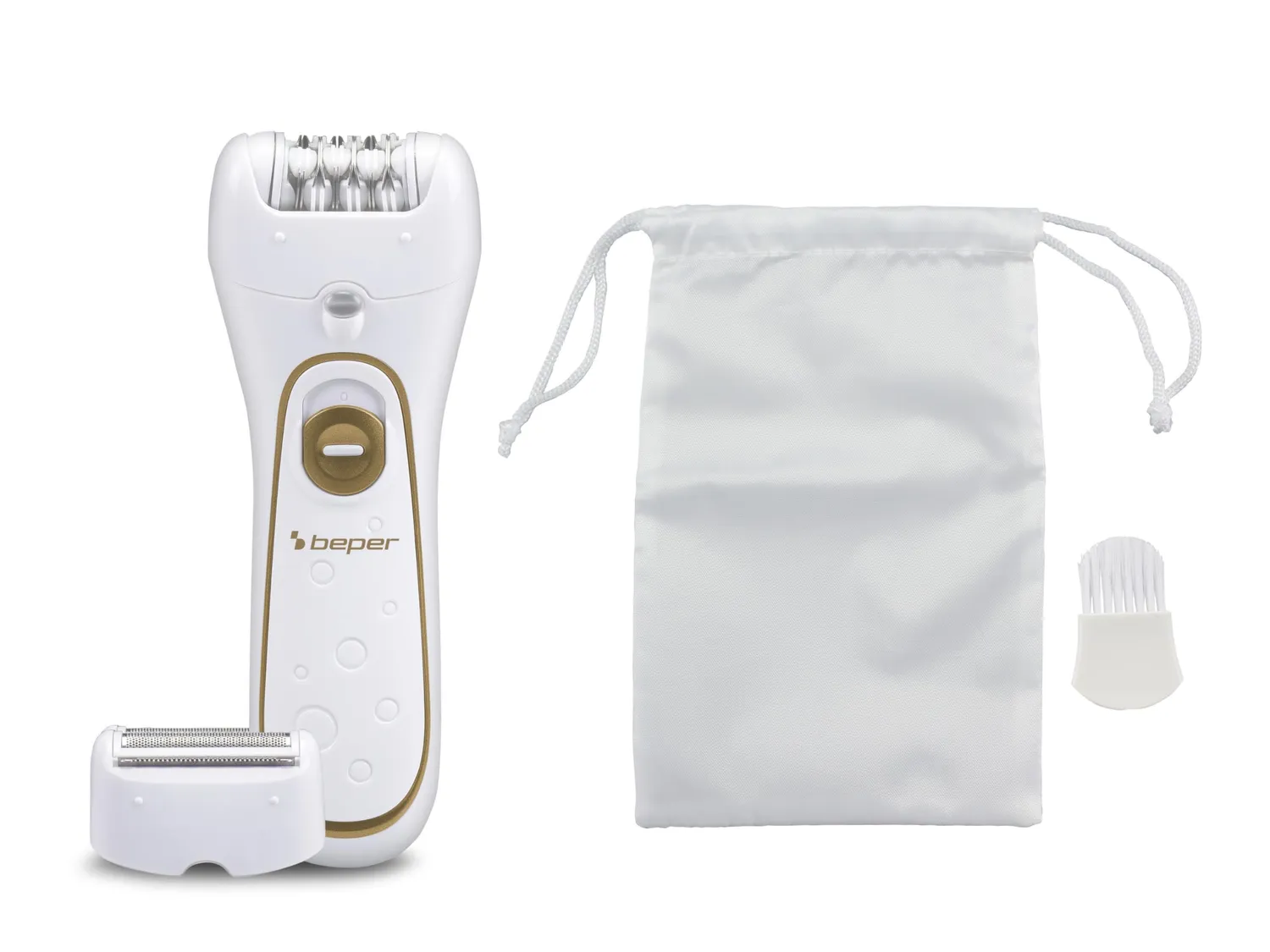 Beper 3BEPI001 Épilateur 2 en 1 Rechargeable Rasoir Lumière
