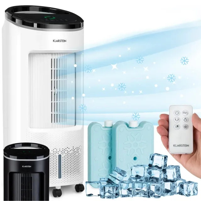 Klarstein rafraîchisseur d'air mobile 4 en 1 7L 65W