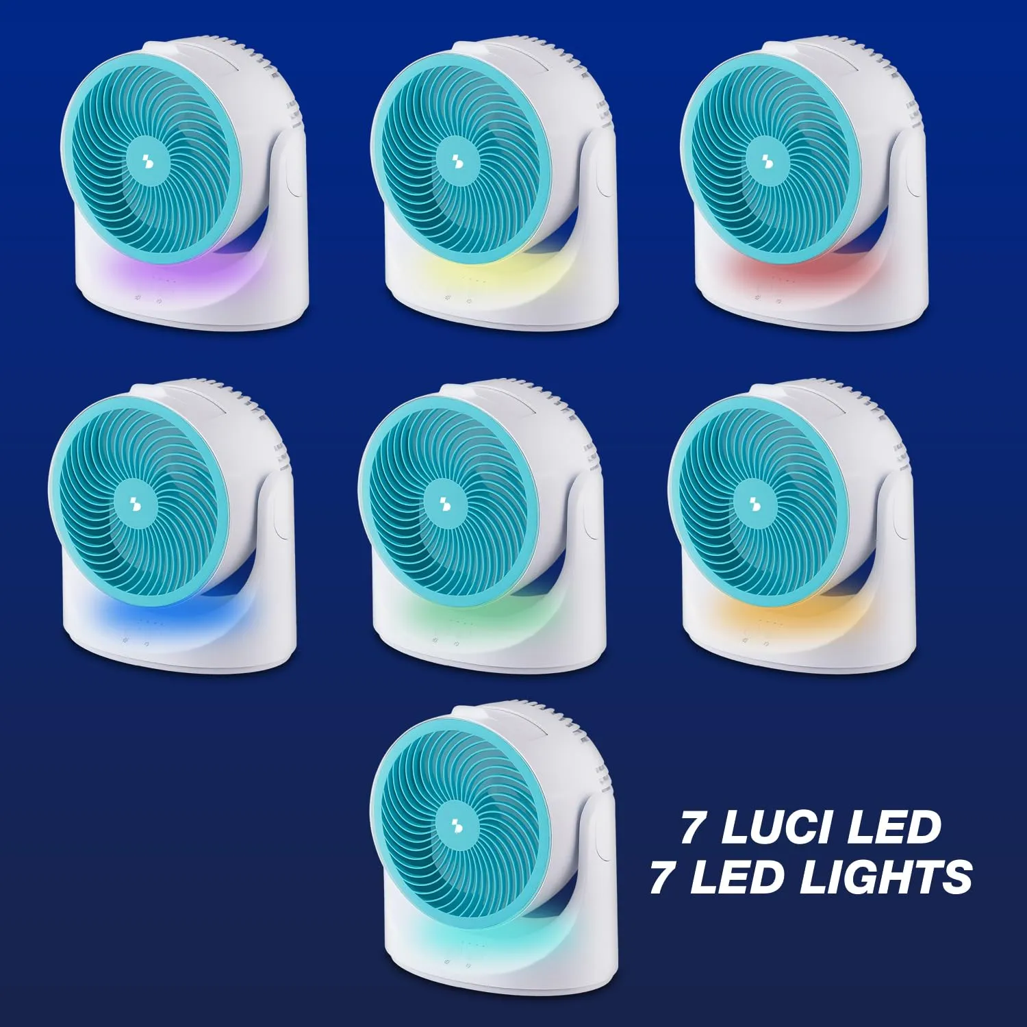 Beper P206RAF202 mini ventilateur USB LED 3 vitesses