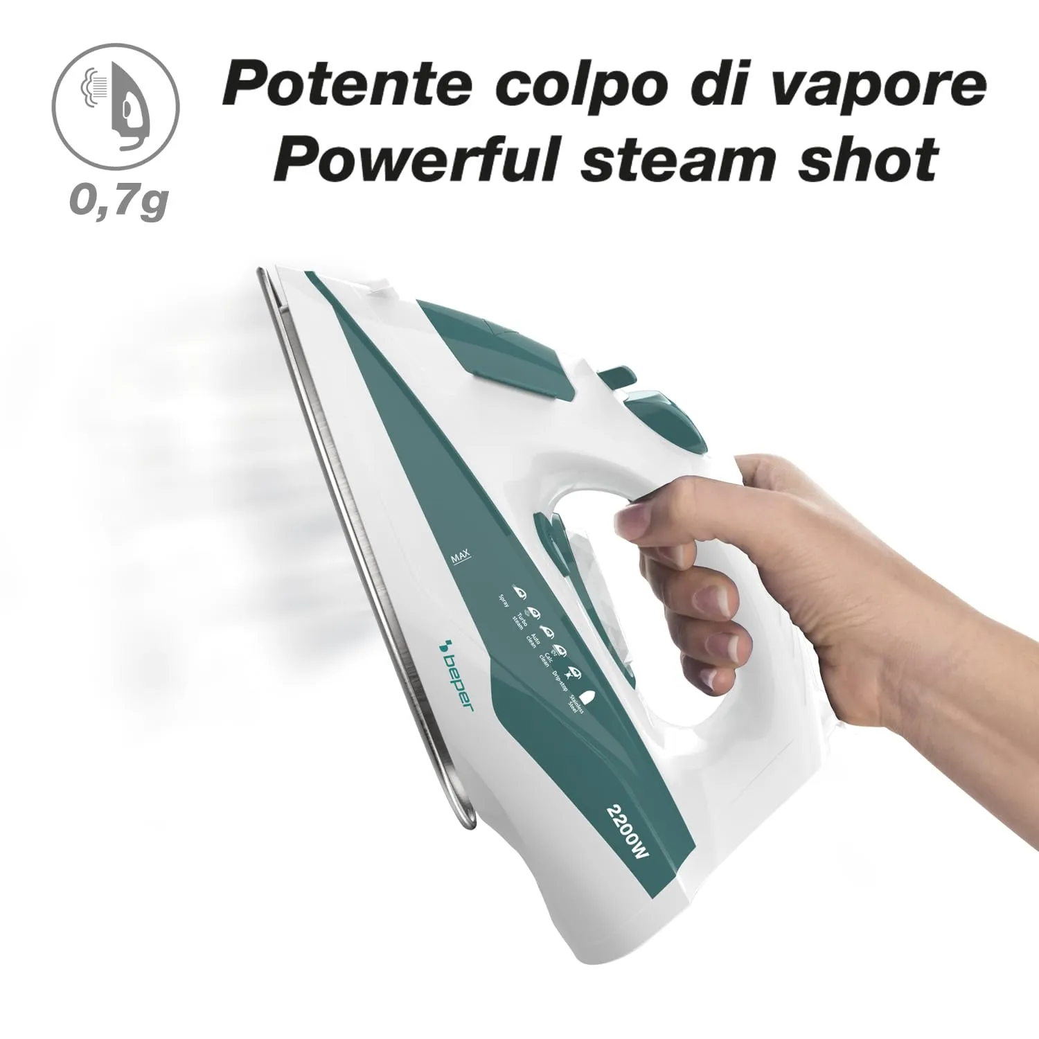 Beper SteamPro 300 P204FER005 fer vapeur 300 ml
