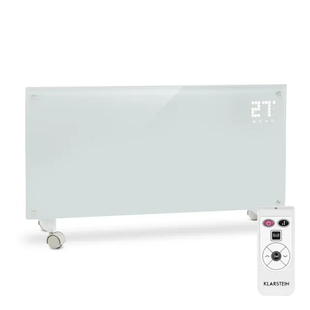 Klarstein Bornholm radiateur électrique blanc 2000W