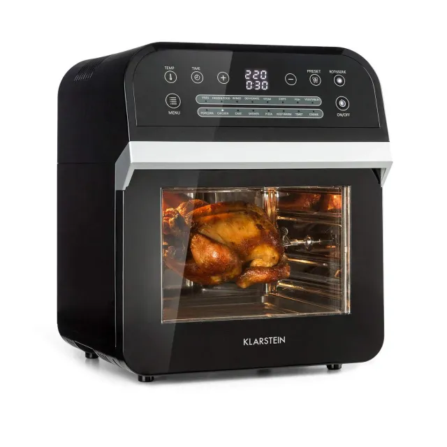 Klarstein AeroVital Cube Edition friteuse sans huile 12 L noire 1600W